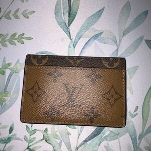 Louis Vuitton Card Holder Reverse Monogram Canvas